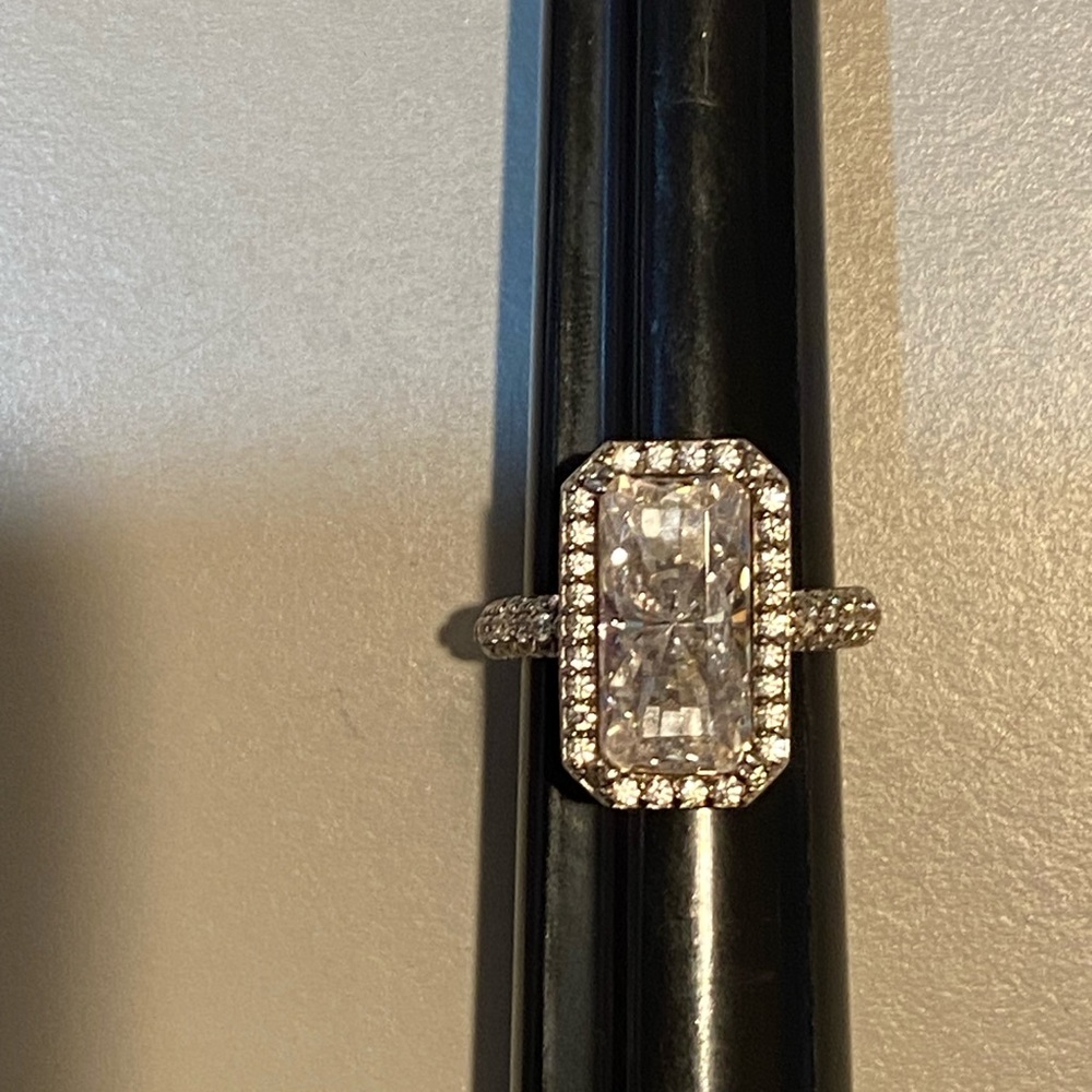 Emerald cut Ring size 8